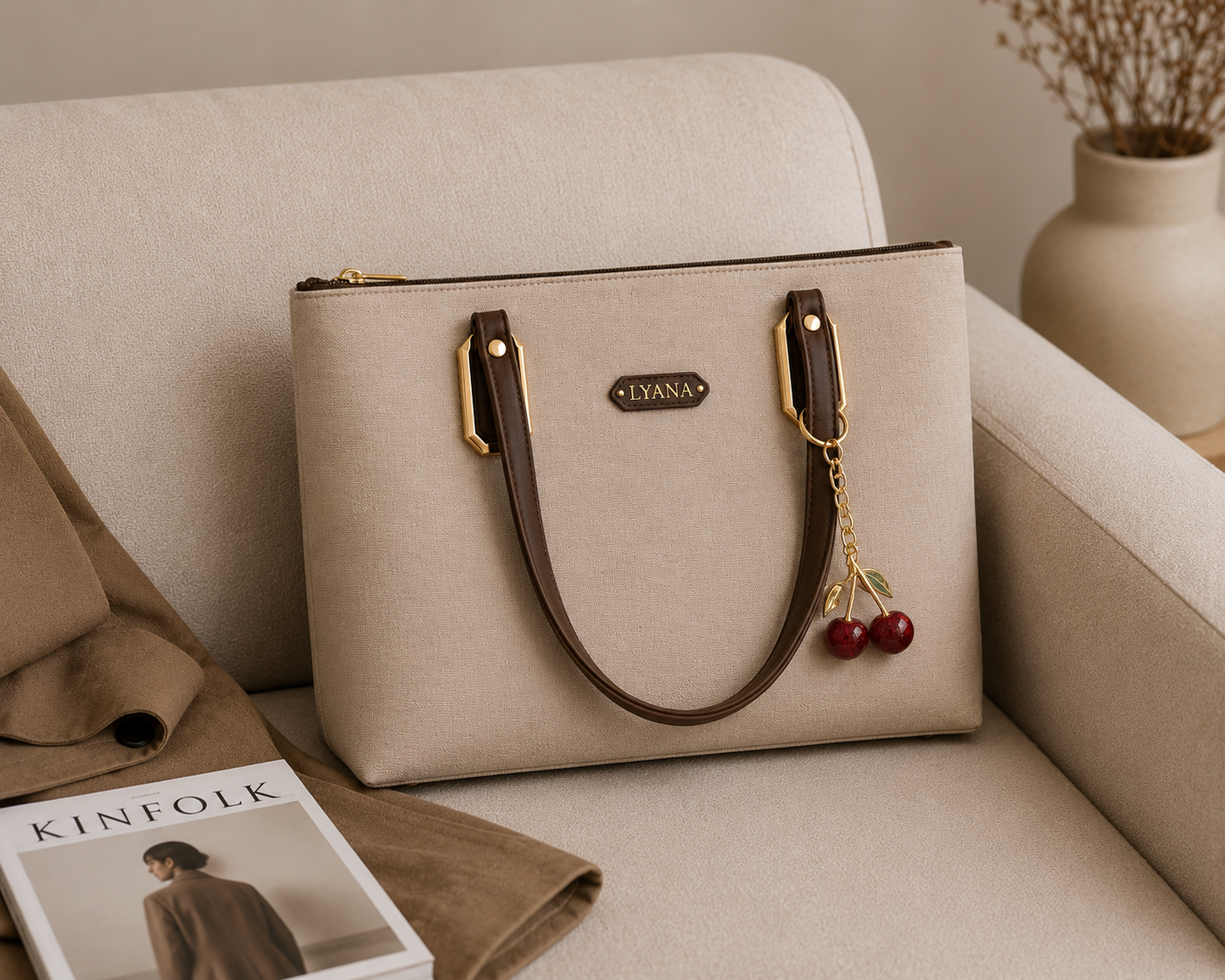 Lyana Caramel Tote